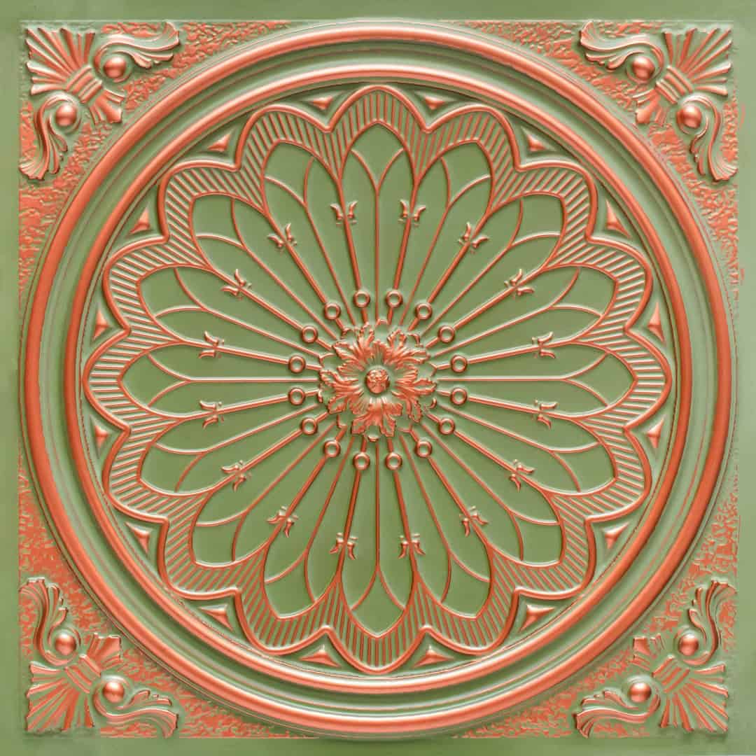 Modern PVC False Ceiling - 60x60 cm Grand Dahlia Design