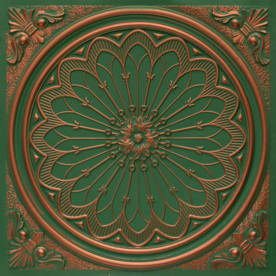 Modern PVC False Ceiling - 60x60 cm Grand Dahlia Design