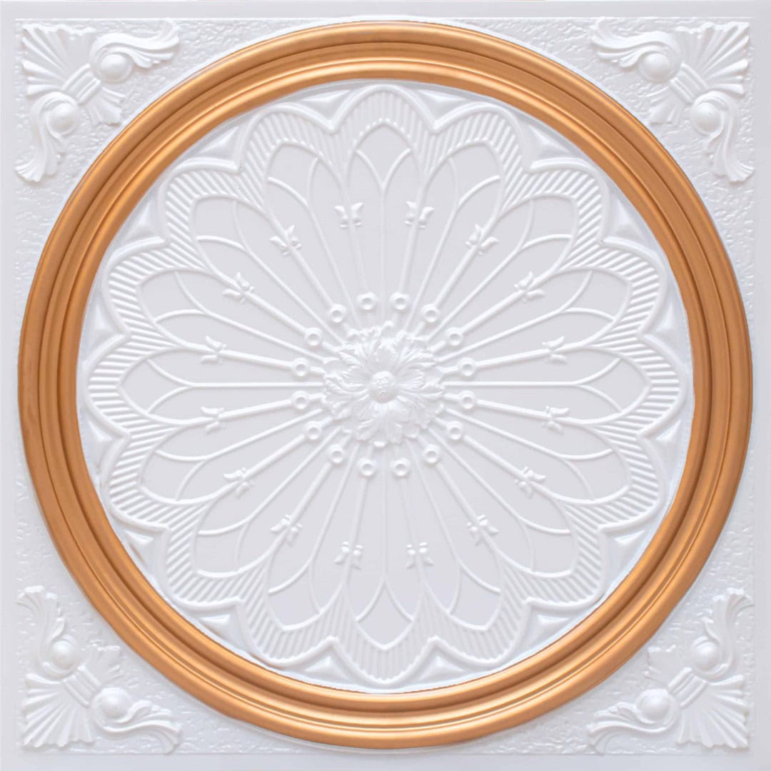 Modern PVC False Ceiling - 60x60 cm Grand Dahlia Design