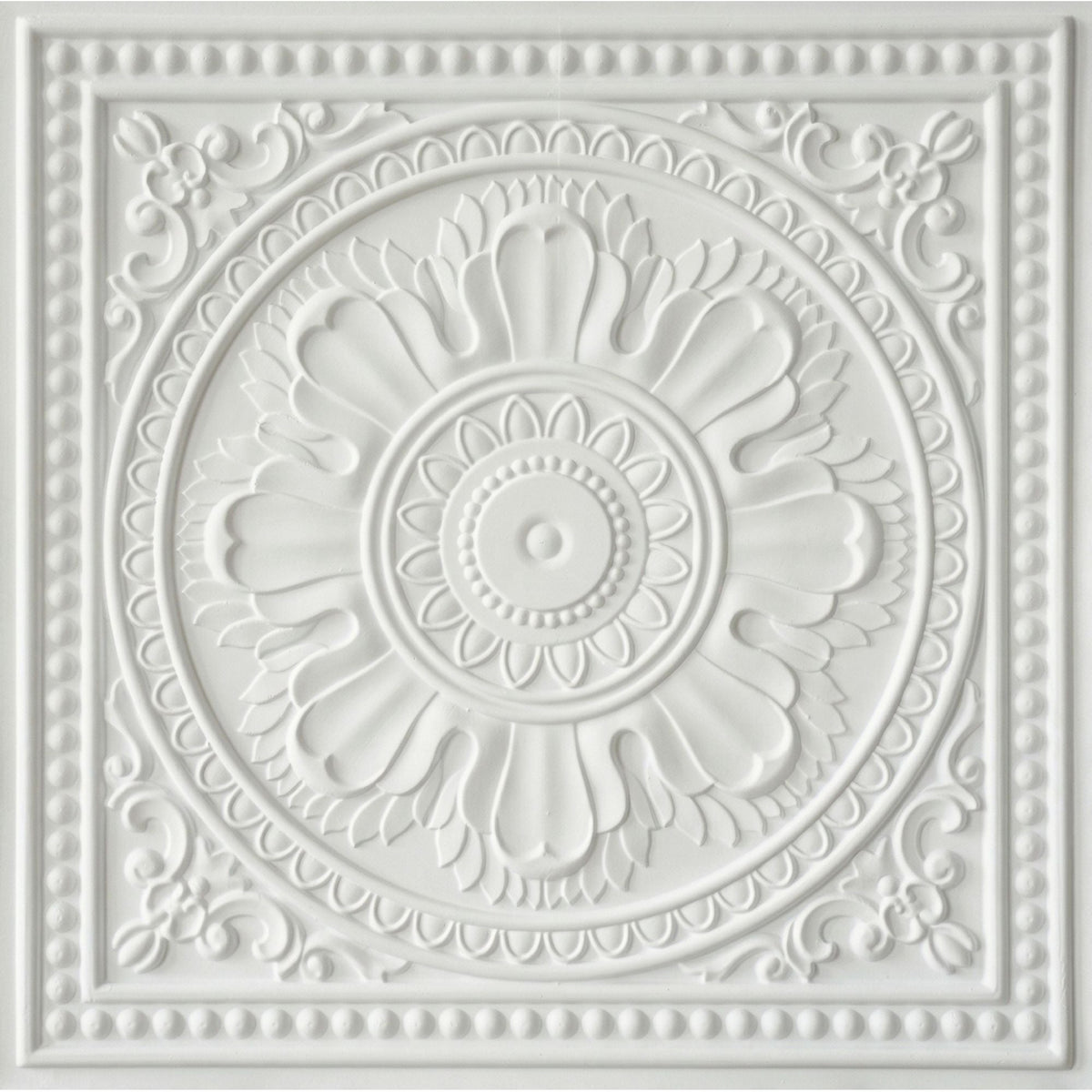 Modern PVC False Ceiling 60x60 cm - Orante Design | White