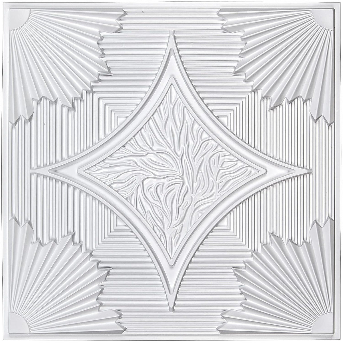 Modern PVC False Ceiling - 60x60 cm Victorian Design