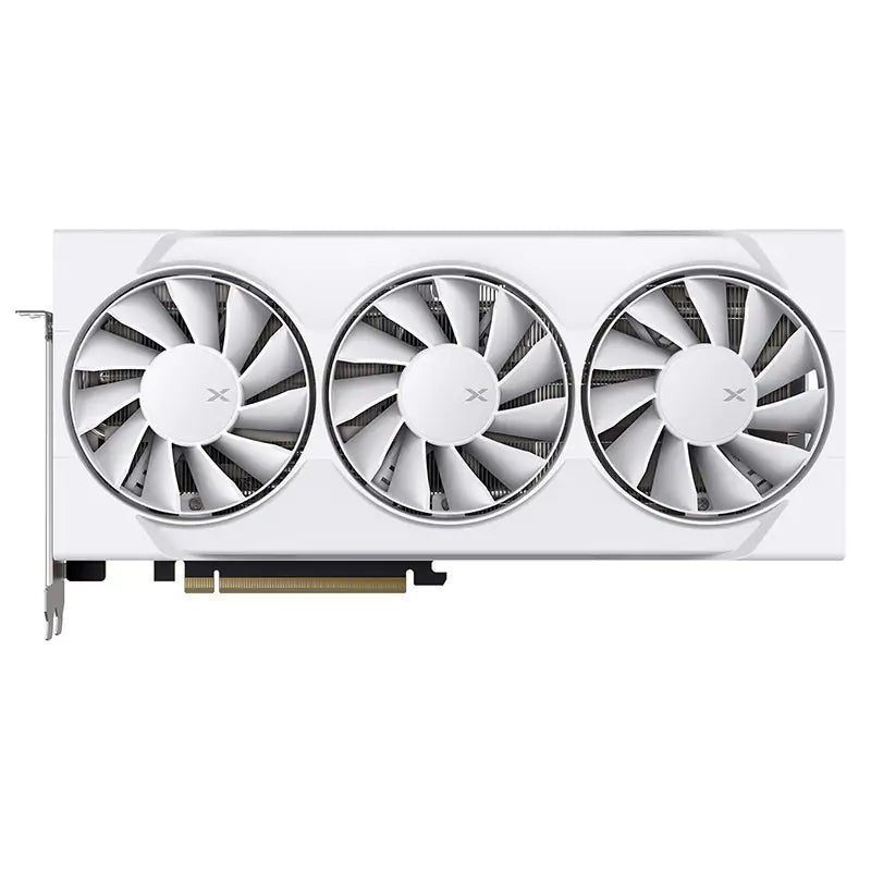 XFX Swift Radeon RX 9060 XT OC Triple Fan Gaming Edition 16GB Graphics Card - White