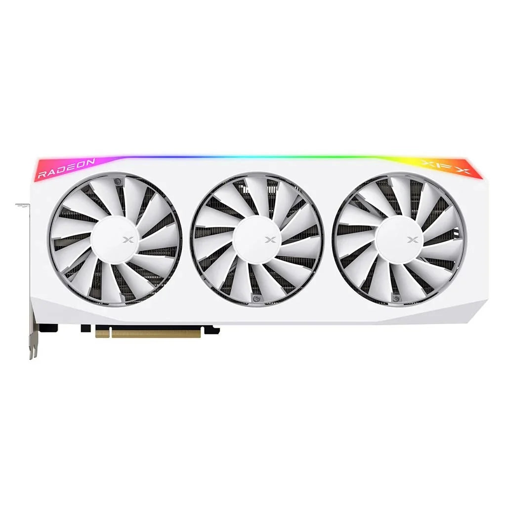 XFX Mercury AMD Radeon RX 9070XT OC White Gaming Edition with RGB