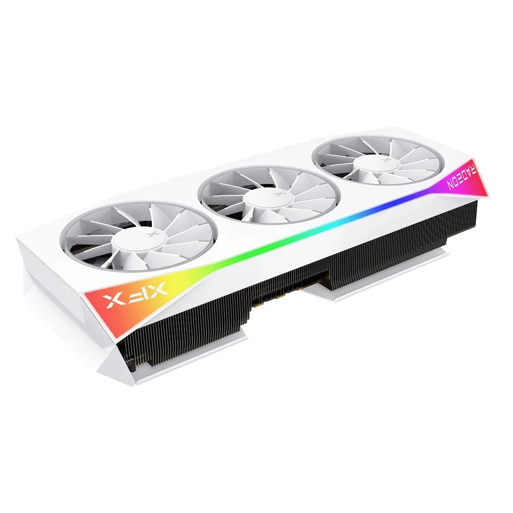 XFX Mercury AMD Radeon RX 9070XT OC White Gaming Edition with RGB