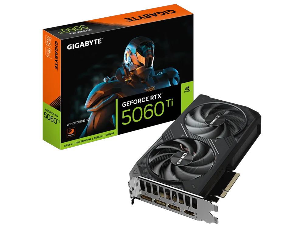 Gigabyte GeForce RTX 5060 Ti WindForce 8GB Graphics Card